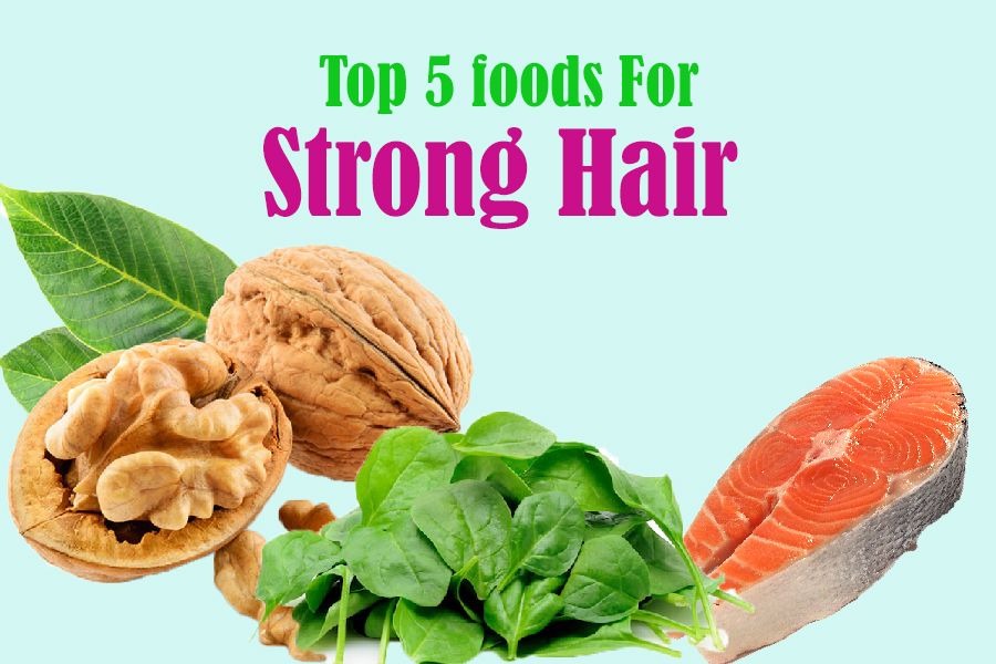 Top five foods to prevent hair loss :
